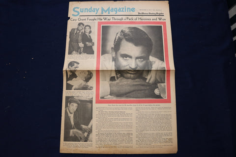 1946 MAY 5 DES MOINES SUNDAY REGISTER MAGAZINE - CARY GRANT COVER - E 23175