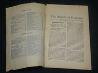 1887-1888 THE ANNALS OF HYGIENE MAGAZINE LOT OF 7 - NICE ADS - WR 133