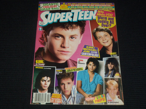 1988 FEBRUARY SUPER TEEN MAGAZINE - KIRK CAMERON COVER - E 14887