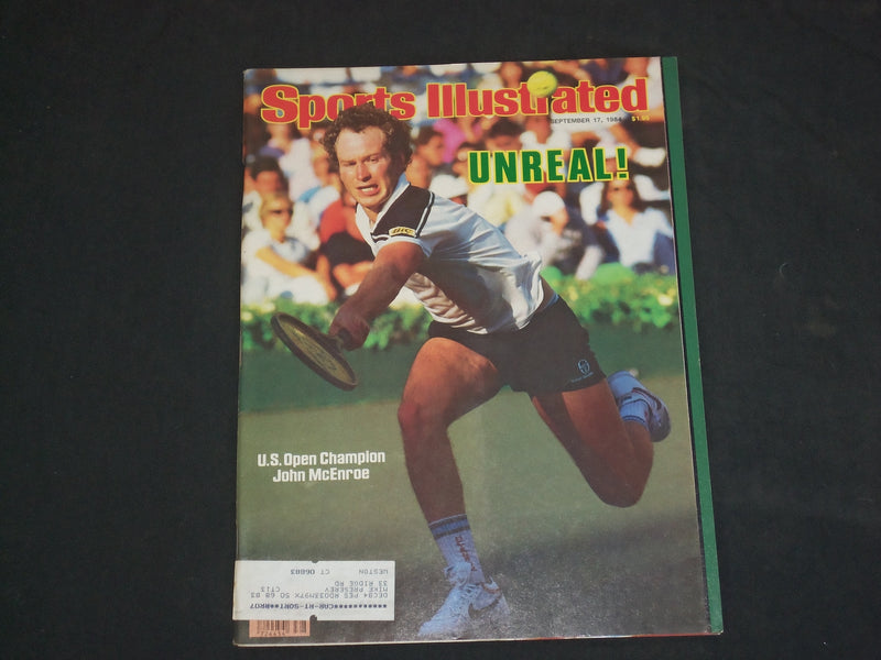 1984 SEPTEMBER 17 SPORTS ILLUSTRATED MAGAZINE - JOHN MCENROE COVER - SP 9138