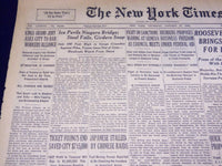 1938 JANUARY 27 NEW YORK TIMES - ICE PERILS NIAGARA BRIDGE, STEEL FAILS- NT 2418