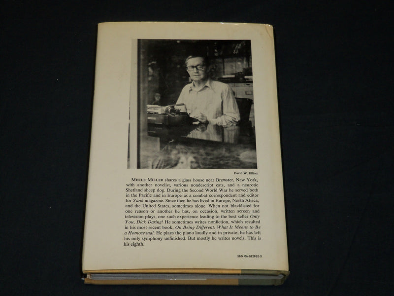 1972 WHAT HAPPENED HARDCOVER BOOK INSCRIBED BY MERLE MILLER - FIRST EDN - D 431