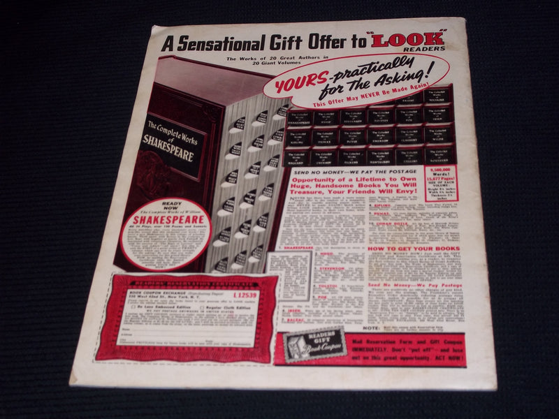 1939 DECEMBER 5 LOOK MAGAZINE - ZORINA FRONT COVER - E 20354