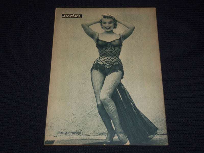1950'S NO. 1373 ECRAN MAGAZINE - MARILYN MONROE BACK COVER HUNTER - E 17079
