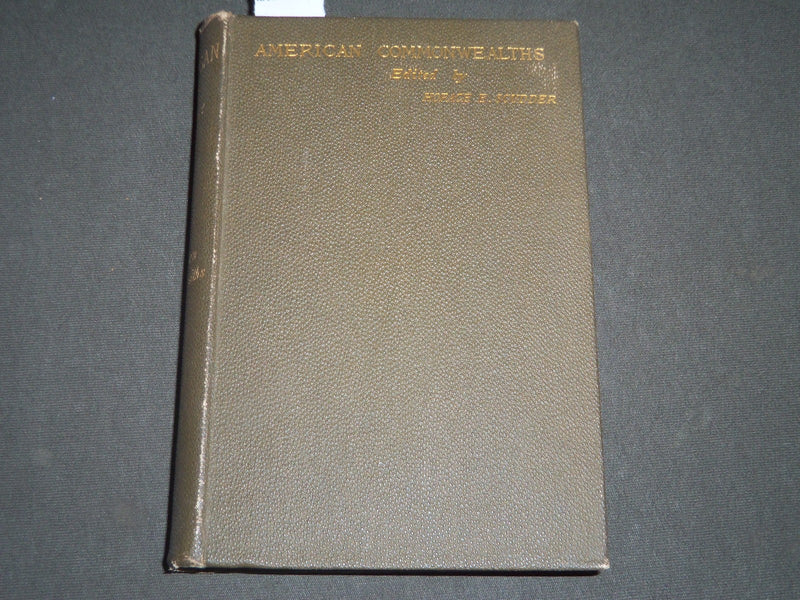 1886 AMERICAN COMMONWEALTHS MICHIGAN HISTORY OF GOVERNMENT BOOK - KD 5786