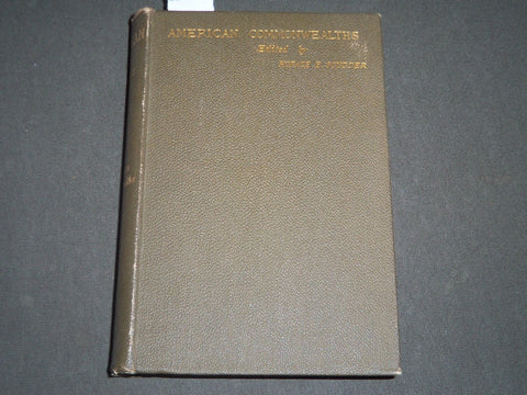 1886 AMERICAN COMMONWEALTHS MICHIGAN HISTORY OF GOVERNMENT BOOK - KD 5786