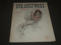 1909 APR 17 THE SATURDAY EVENING POST MAGAZINE - HARRISON FISHER COVER - SP 864