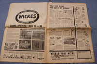 1963 NOV 22 THE NEWS-SENTINEL - ASSASSIN'S BULLET CUTS DOWN PRESIDENT- NP 8547