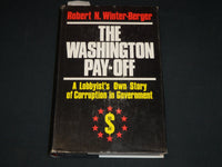 1972 THE WASHINGTON PAY-OFF BOOK INSCRIBED BY ROBERT WINTER-BERGER- D 547