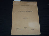 1912 CAPITAL PUNISHMENT SELECT LIST OF REFERENCES BOOK - HERMANN MEYER - K 3104