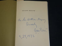 1969 SECOND BREATH HARDCOVER BOOK INSCRIBED BY JAN BENES - D 430