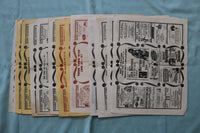 1960'S NEW CLIFTON THEATRE PROGRAMS - LOT OF 16 -CLIFTON, NJ - K 2538