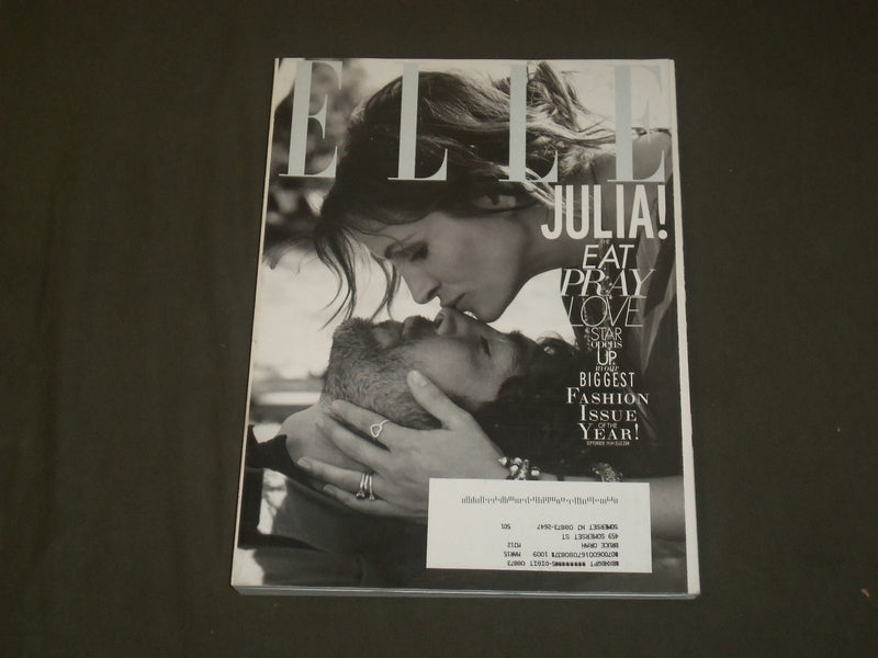 2010 SEPTEMBER ELLE MAGAZINE - JULIA ROBERTS COVER - B 1861