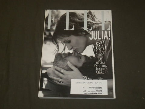 2010 SEPTEMBER ELLE MAGAZINE - JULIA ROBERTS COVER - B 1861
