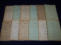 1896-1900 ZEITSCHRIFT FUR FRANZOSISCHE SPRACHE UND LITTERATUR LOT OF 18 - O 133