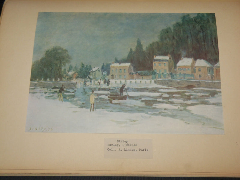 1939 MONET SISLEY PISSARRO BOOK BY PIERRE FRANCASTEL - FRENCH - PRINTS - R 732P