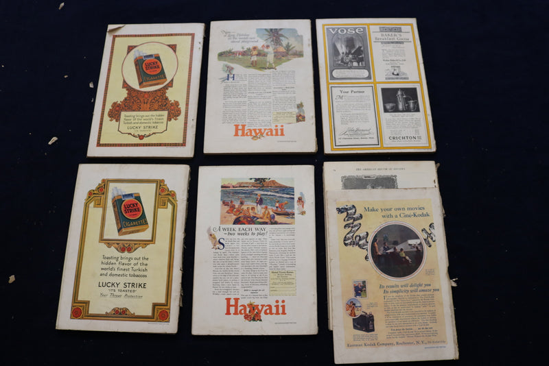 1927 AMERICAN REVIEW OF REVIEWS MAGAZINE - COMPLETE YEAR - LOT OF 12 - O 3308