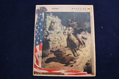 1960 JULY 3 NY MIRROR MAGAZINE - EARLY WARNING SYSTEM 1775 COVER - E 22253