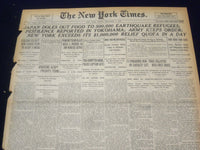1923 SEP 7 NEW YORK TIMES - JAPAN DOLES OUT FOOD TO 500,000 - NT 9351