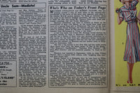 1938 FEB 20 SUNDAY MIRROR NEWSPAPER MAGAZINE SECTION -TAYLOR-O'SULLIVAN- NP 9074