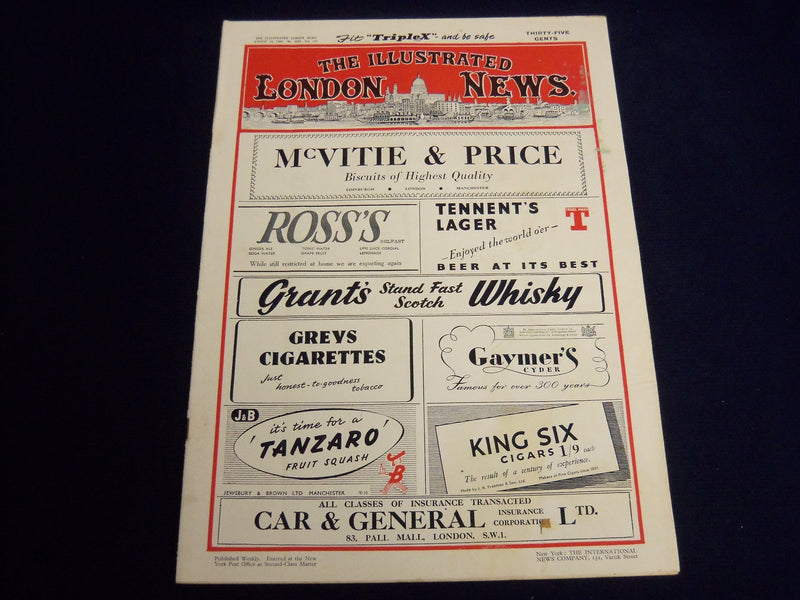 1950 AUGUST 12 ILLUSTRATED LONDON NEWS MAGAZINE - PRINCE BAUDOUIN - E 8144