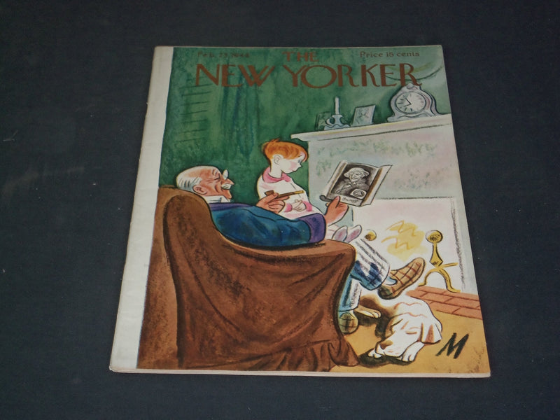 1946 FEBRUARY 23 THE NEW YORKER MAGAZINE - ILLUSTRATED COVER - NY 882