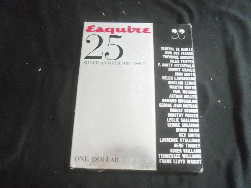 1958 OCTOBER ESQUIRE MAGAZINE - SILVER ANNIVERSARY ISSUE - WITH WRAPPER- B 5536D