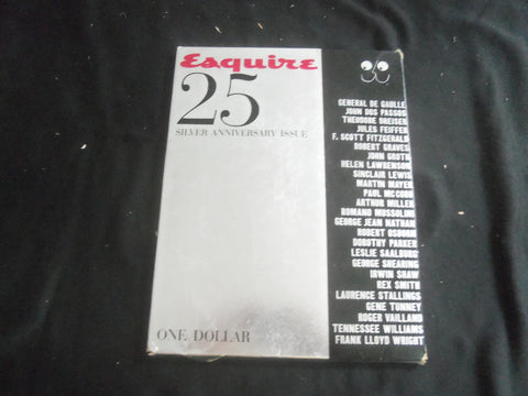 1958 OCTOBER ESQUIRE MAGAZINE - SILVER ANNIVERSARY ISSUE - WITH WRAPPER- B 5536D