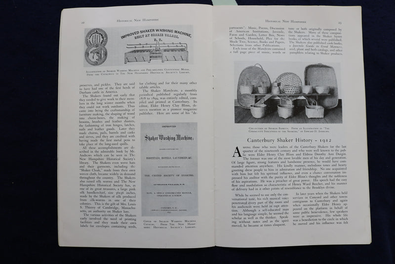 1952 MARCH HISTORICAL NEW HAMPSHIRE MAGAZINE - K 788