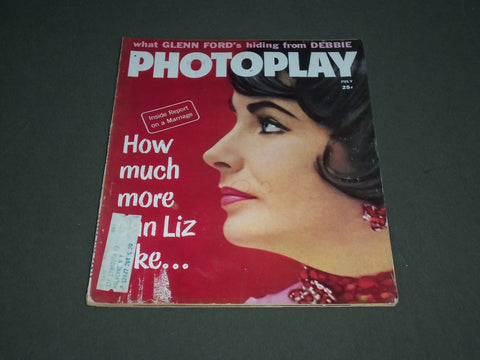 1960 JULY PHOTOPLAY MAGAZINE - LIZ TAYLOR - SP 2748