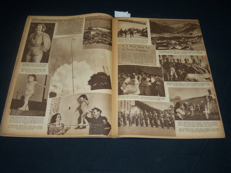 1944 DECEMBER 3 THE PITTSBURGH PRESS SUNDAY ROTO SECTION - GLORIA JEAN - NP 4585