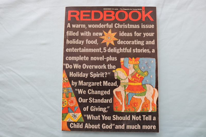 1961 DECEMBER REDBOOK MAGAZINE - CHRISTMAS ISSUE COVER - E 26690
