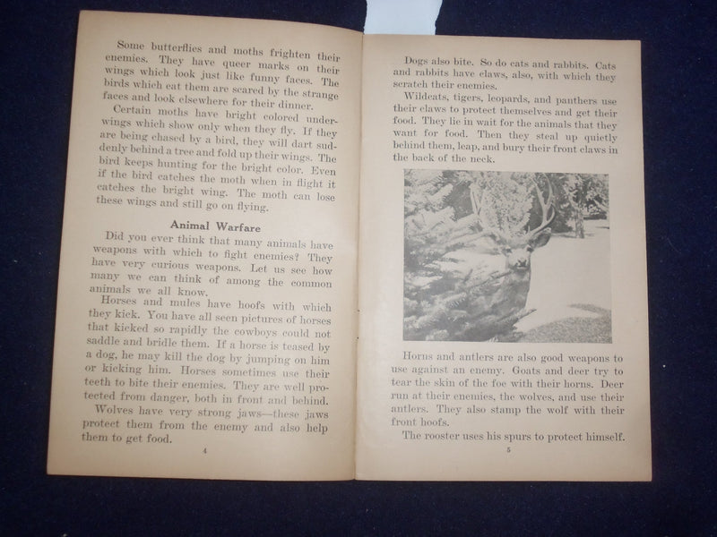 1935 PROTECTION IN NATURE BY GAYNELLE DAVIS - UNIT STUDY BOOK NO. 352 - J 9486