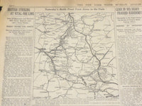 1918 AUGUST 25 NEW YORK TIMES-HAIG CAPTURES BARY, HAS 16,000 PRISIONERS- NT 9201