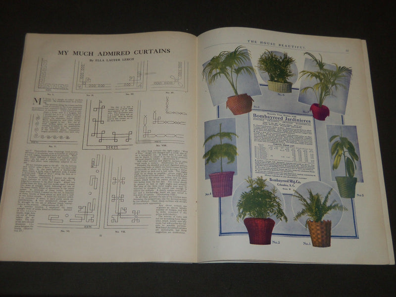 1907 FEBRUARY THE HOUSE BEAUTIFUL MAGAZINE - GREAT PHOTOS & ADS - ST 383