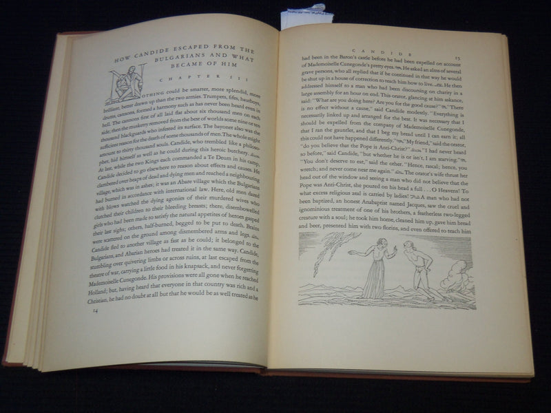 1936 CANDIDE BOOK BY JEAN FRANCOIS MARIE AROUET DE VOLTAIRE - KENT - KD 7916