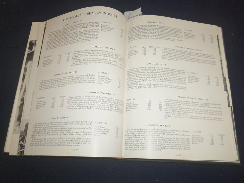 1966 THE COROLLA UNIVERSITY OF ALABAMA YEARBOOK - TUSCALOOSA, ALABAMA - YB 2436
