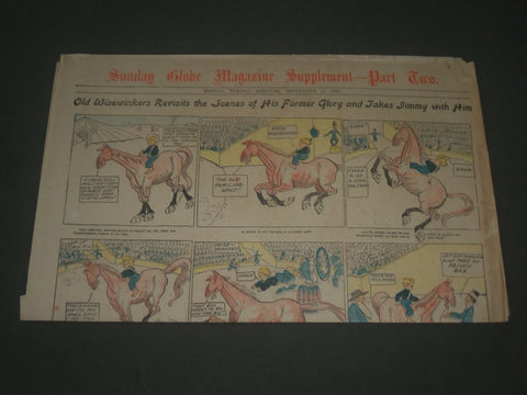 1905 SEPT 17 SUNDAY BOSTON GLOBE SUPPLEMENT PART 2 - COLOR COMICS - NP 2769
