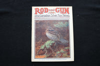 1928 FEBRUARY ROD AND GUN MAGAZINE - ILLUSTRATED WILDLIFE COVER - E 10216