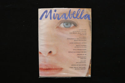 1989 JUNE MIRABELLA MAGAZINE - A BEAUTIFUL MODEL COVER - E 24196