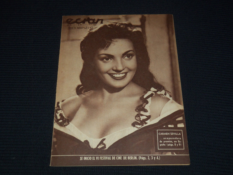 1950'S NO. 1327 ECRAN MAGAZINE - MARILYN MONROE BACK COVER - SEVILLA - E 17077