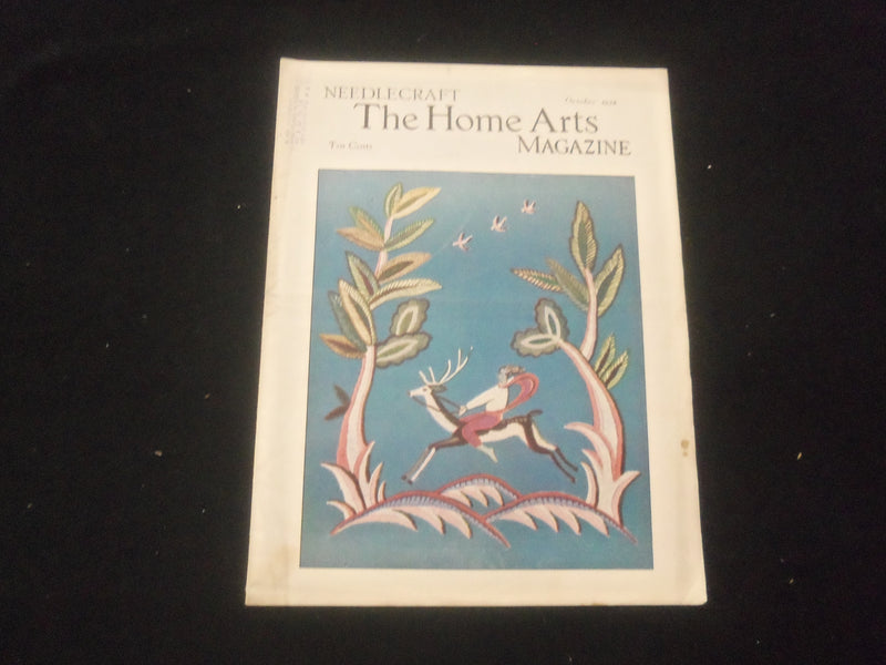 1934 OCTOBER NEEDLECRAFT MAGAZINE - NICE ILLUSTRATED COVER - SP 885Z