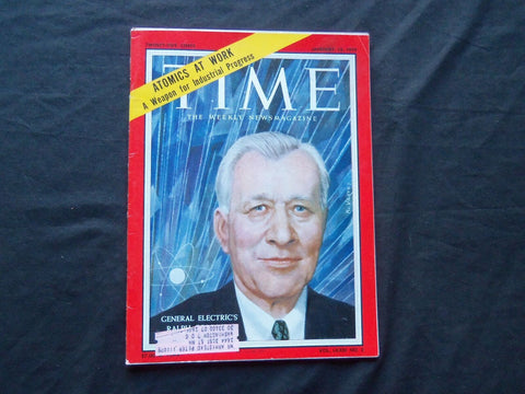1959 JANUARY 12 TIME MAGAZINE - RALPH J. CORDINER, GENERAL ELECTRIC - T 1672
