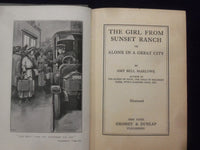1914 THE GIRL FROM SUNSET RANCH HARDCOVER BOOK BY AMY BELL MARLOWE - KD 8413