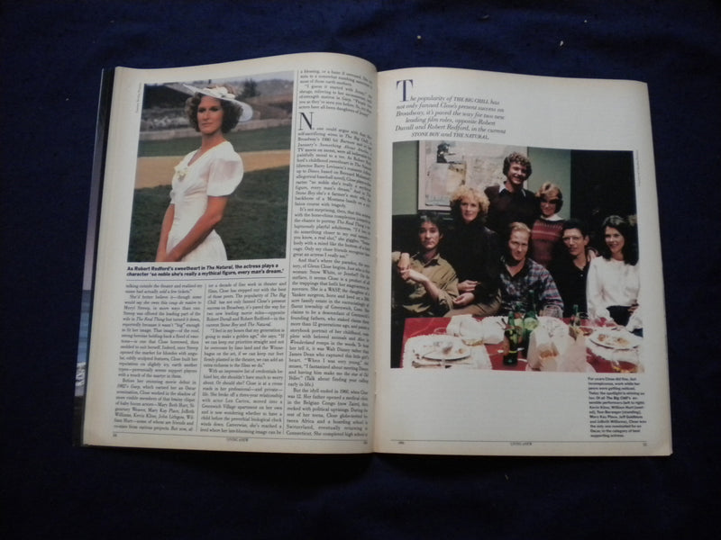 1984 LIVING ANEW MAGAZINE - PREMIER ISSUE - GLENN CLOSE COVER - B 2875N
