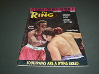 1970 NOVEMBER THE RING MAGAZINE - GEORGE FOREMAN AND GEORGE CHUVALO - SP 5306