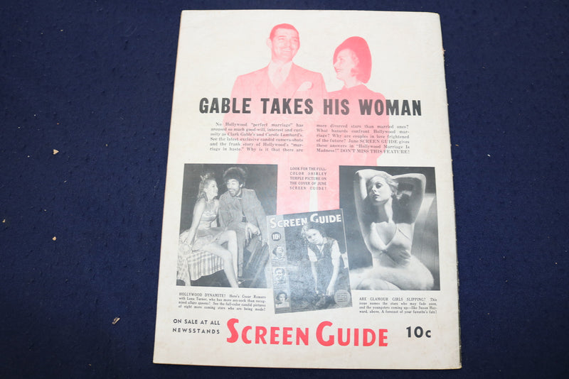 1939 MAY 13 RADIO GUIDE MAGAZINE - MR. AND MRS. HAL KEMP COVER - E 9223