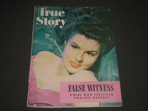 1946 JULY TRUE STORY MAGAZINE - SHEILA RYAN COVER - NICE ADS - ST 5336
