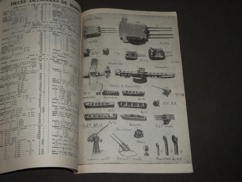 1948-1949 MADAME MICHEL MODÈLES RÉDUITS AVIATION MARINE FRENCH CATALOGUE- FR 727