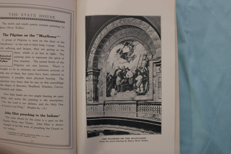 1927 THE STATE HOUSE BOSTON, MA SOFTCOVER BOOK BY ELLEN BURRILL - K 3339
